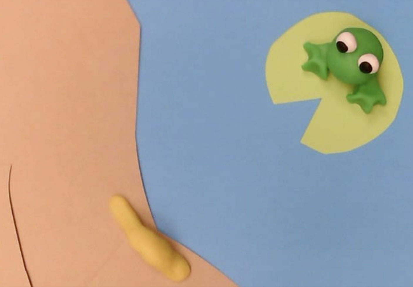 Image of frog stop motion short